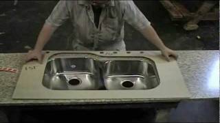 Installation of a Karran undermount sink in a laminate countertop [upl. by Corson836]