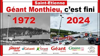 Le Géant Casino de SaintEtienne Monthieu une histoire stéphanoise [upl. by Eeralav766]