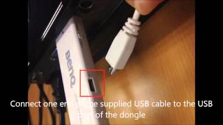 BenQ QCast on mobile device  installing procedure  By Darer [upl. by Atinob]