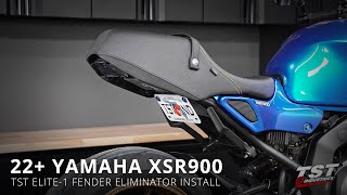 How to install an Elite1 Fender Eliminator on a 2022 Yamaha XSR 900 by TST Industries [upl. by Nevlin235]