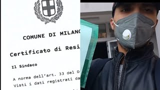 Certificato di residenza  How to make Residence Certificate in Italy  Study Italy  Cassino [upl. by Ilan]