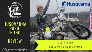 Husqvarna TE 150i review based on 50 hours riding [upl. by Ellives927]