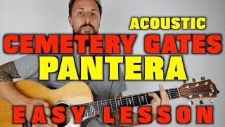 How to play Cemetery Gates by Pantera [upl. by Myca]