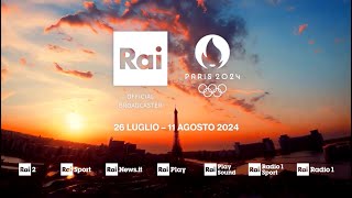 In diretta e in esclusiva in chiaro su Rai 2 e Rai Sport le Olimpiadi di Parigi 2024 [upl. by Aicitel]