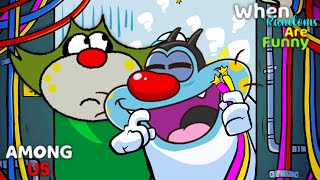 Oggy And Jack Playing With Funny Randoms in Among us😂😂😂PART3 [upl. by Alwitt]