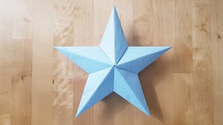 How to Make Origami Star 3D [upl. by Gabriella851]