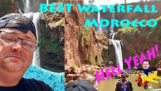 Moroccos Biggest and BEST  Ouzoud Waterfalls  Day Trip from Marrakech  Travel Vlog [upl. by Killy]