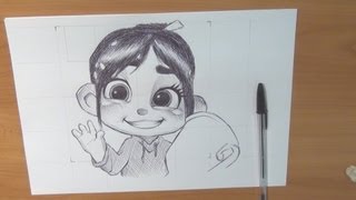 Dibujar a Vanellope con el trofeo [upl. by Nanfa4]