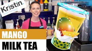 How to make Mango Milk Tea from Powder [upl. by Cis947]