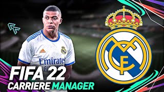 FIFA 22  CARRIÈRE MANAGER REAL MADRID  LE NOUVEAU PROJET [upl. by Zetes437]