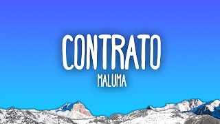 Maluma  Contrato [upl. by Nylatsirhc]