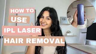 IPL Laser Hair Removal At Home Overview [upl. by Balliol]