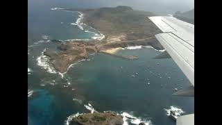 Chegada em Fernando de Noronha e pouso na ilha [upl. by Siaht]