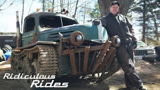 Man Builds ‘Tankenstein’ from WW2 Tank  RIDICULOUS RIDES [upl. by Anasor]