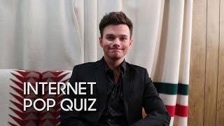 Internet Pop Quiz Chris Colfer [upl. by Icats]