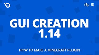 How to Make a Minecraft Plugin  114 GUI Creation Ep5 [upl. by Teri808]