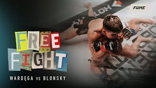 FAME FREE FIGHT Wardęga vs Blonsky FAME 9 [upl. by Annanhoj]