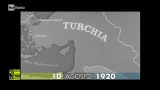 rai storia accadde  10 agosto 1920  Trattato di Sèvres [upl. by Pliner]