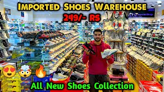 Imported Shoes Warehouse 🤯🔥 2024 Shoes  Shoes Wholesale Market in Delhi  Ballimaran Shoes Market [upl. by Fredrick]