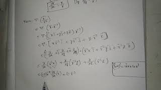 Vector Differentiation solenoidal problem part 17 [upl. by Nreval]