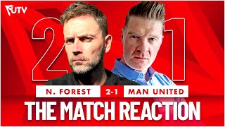 NOTTINGHAM FOREST 21 MANCHESTER UNITED Adam and Jays LIVE Match Reaction [upl. by Aihsened]