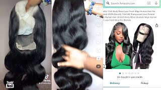 28 inch Body wave 13x6 lace frontal wig  Tuneful hair review [upl. by Alicec437]