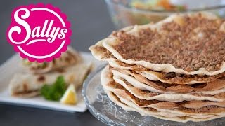 Lahmacun Rezept  türkische Pizza  einfach amp lecker  Sallys Welt [upl. by Adnowal658]