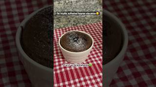 5 dakikada hazır kolay mı kolay tatlı tarifi 🌱iki kişilik sufle tarifi 🌱 sufle [upl. by Naanac]