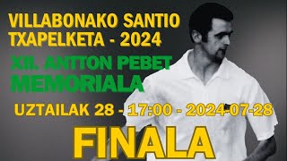 XII ANTTON PEBET MEMORIALA VILLABONA 2024 [upl. by Eatnad]