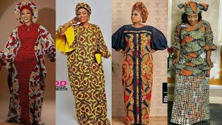 BOUBOU STYLES 2022  GRAND BOUBOU EN PAGNE  AFRICAN DRESS 2022  Modèle de robes en pagne [upl. by Yaya938]