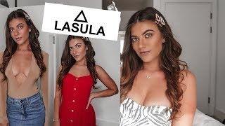 LASULA BOUTIQUE TRY ON HAUL  SABRINA JESSICALEE [upl. by Ellevehc]