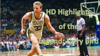 HD Larry Bird Highlights of the Legend [upl. by Ennaylil400]