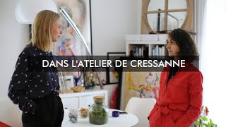 Dans latelier de Cressanne une artiste confirmée [upl. by Ahsienroc]