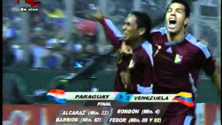 El Gol más Emocionante de LA VINOTINTO VENEZUELA vs PARAGUAY [upl. by Aninay]