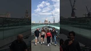 Millennium Bridge  London london unitedkingdom milleniumbridge [upl. by Yelraf791]