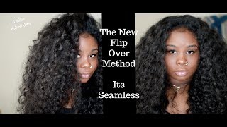 ♡ The NEW Flip Over Method  ft Ondibu Hair  TUTORIAL [upl. by Olrac]