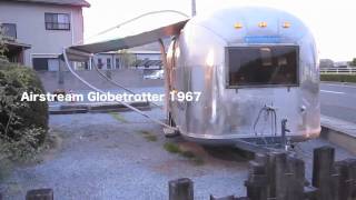 Vintage Airstream Awning エアストリーム Travel Trailers [upl. by Galen]