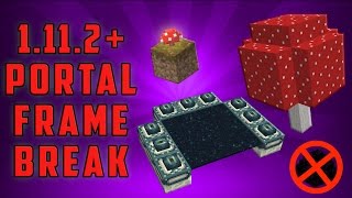 Minecraft 111112 Break the End Portal Frames  No Dragon Egg Simple [upl. by Craner3]