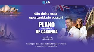 Lançamento Plano Austrália  Seu emprego na Austrália [upl. by Omland]