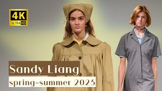 SANDY LIANG PrintempsÉté 2025  New York Fashion Week [upl. by Lepper]