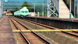 RailSim2バーチャル蔵部駅 22 ロマンスカー2000系 [upl. by Atnohsal]