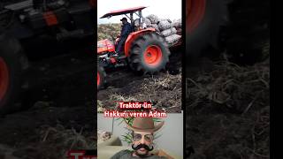 traktörün hakkını veren adam traktor tractor amazing tarım çiftçi machine [upl. by Tris]