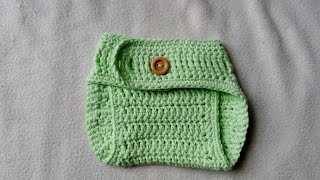 Windelhose häkeln  Windelhöschen Anleitung  Teil 1 mit Untertitel by BerlinCrochet [upl. by Dranal]