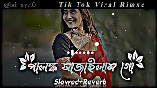 পালঙ্কসাজাইলামগো 🎧 HD sound  Viral Remix  Tiktok Song  song [upl. by Einaffets]