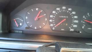 Volvo 940 23 turbo 0  150kmh acceleration [upl. by Toulon]