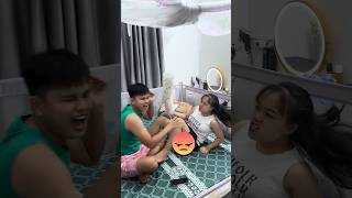 Dont sing when shes angry🎤😂🤣Daily life of a couple funny couple Family natuanfamily [upl. by Arimas]