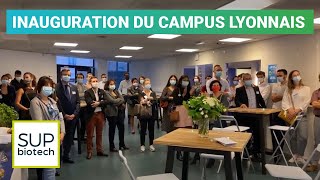 Inauguration du campus lyonnais SupBiotech [upl. by Settera]