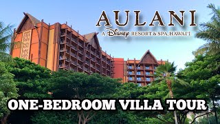 Disney Aulani One Bedroom Villa Tour  Ocean View  Oahu Hawaii [upl. by Dorey]