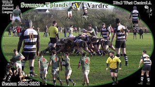 Swansea Uplands RFC v Vardre RFC 20212022 [upl. by Saito]