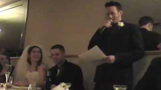 Best man speech Interpretive dance  FUNNY [upl. by Oemor160]